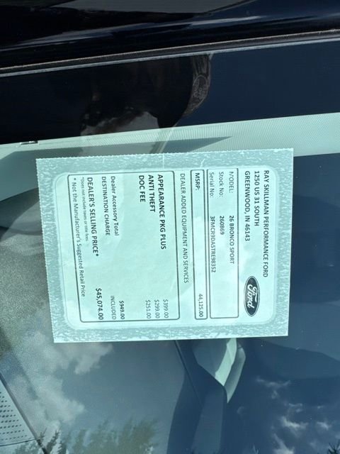 New 2026 Carbonized Gray Metallic Ford Badlands® image 2