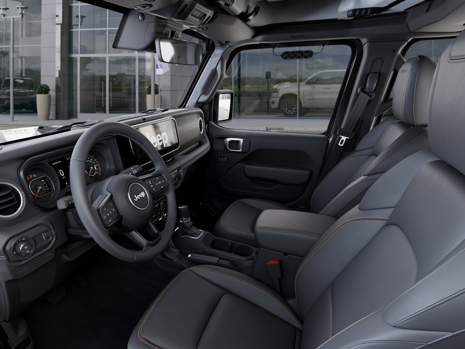 New 2026 Granite Crystal Metallic Clearcoat Jeep Texas Trail image 22