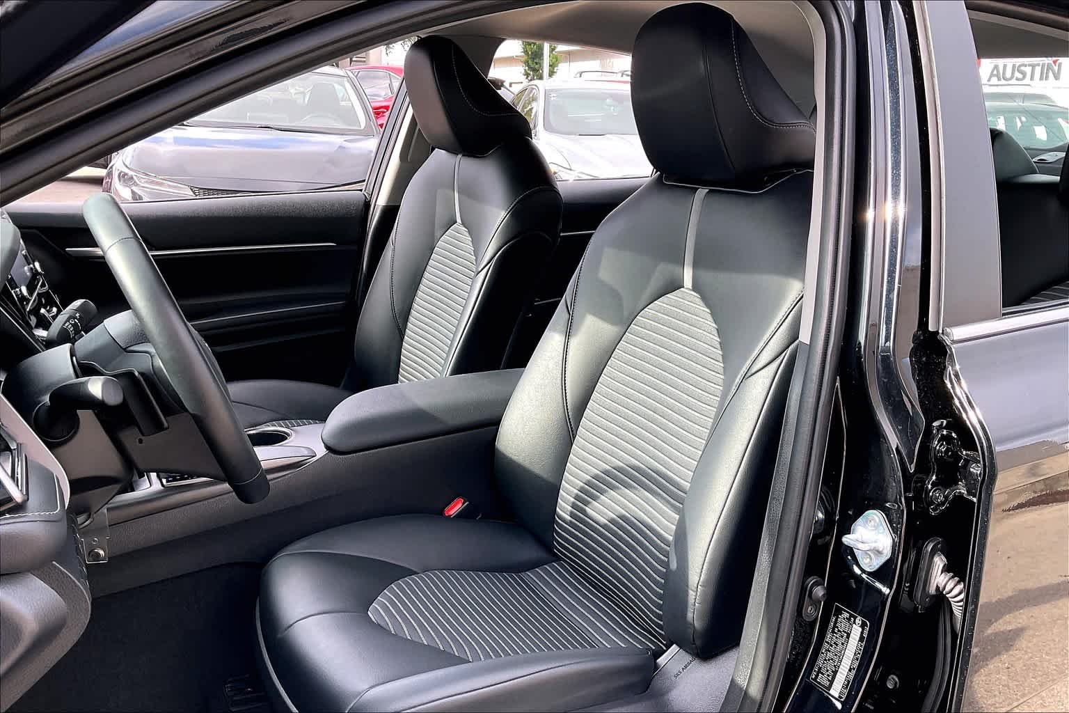 Used 2021 Midnight Black Metallic Toyota SE image 7