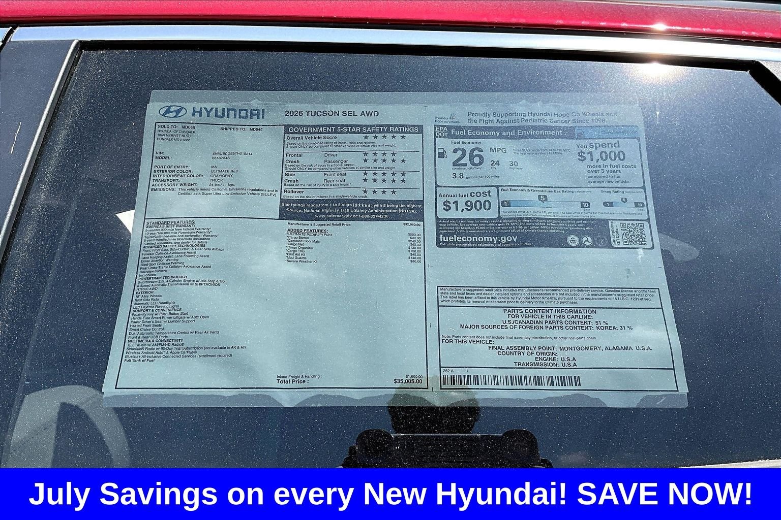 2026 Hyundai Tucson SEL - Photo 18