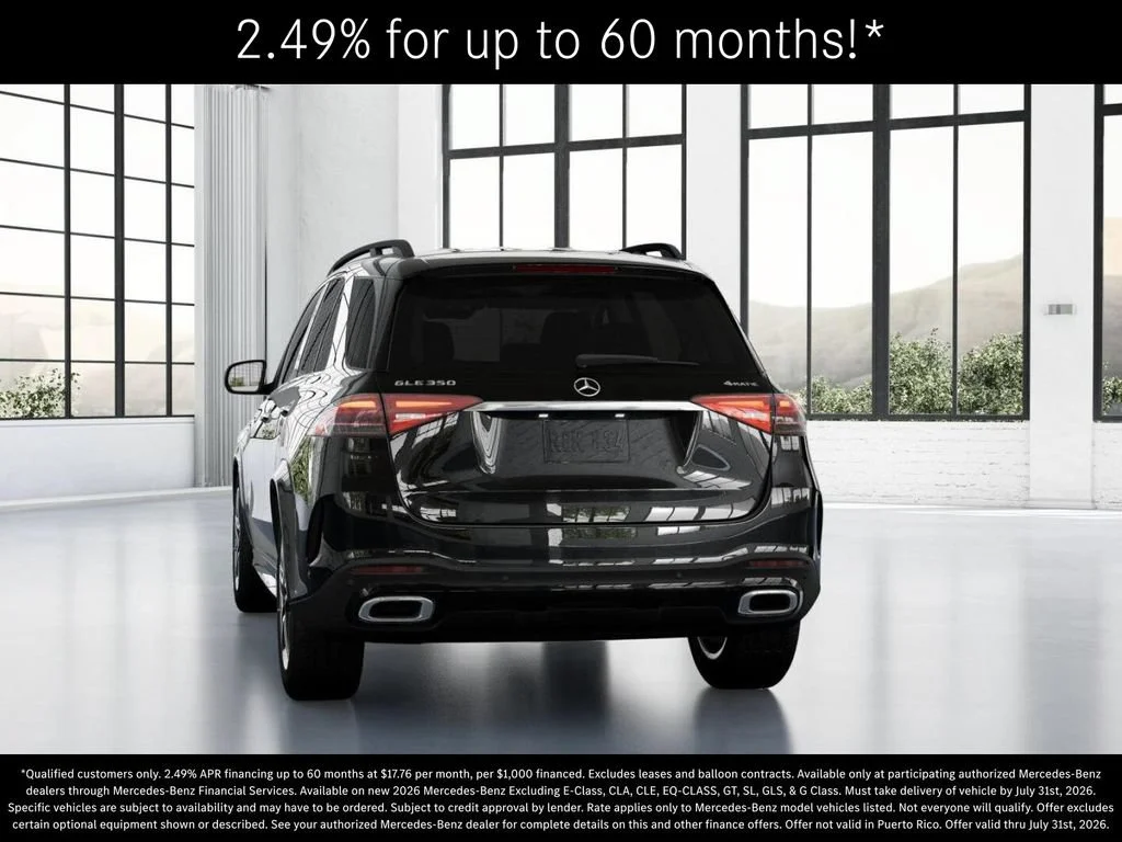 New 2026 Obsidian Black Metallic Mercedes-Benz GLE 350 image 68