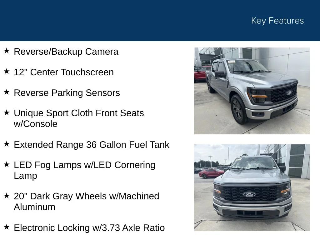 Used 2025 Iconic Silver Metallic Ford STX image 33