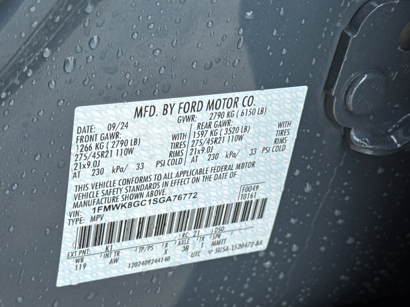 Used 2025 Vapor Blue Ford ST image 37