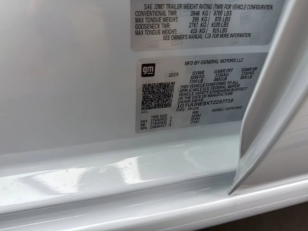 New 2026 Glacier White Tricoat GMC Denali Ultimate image 37