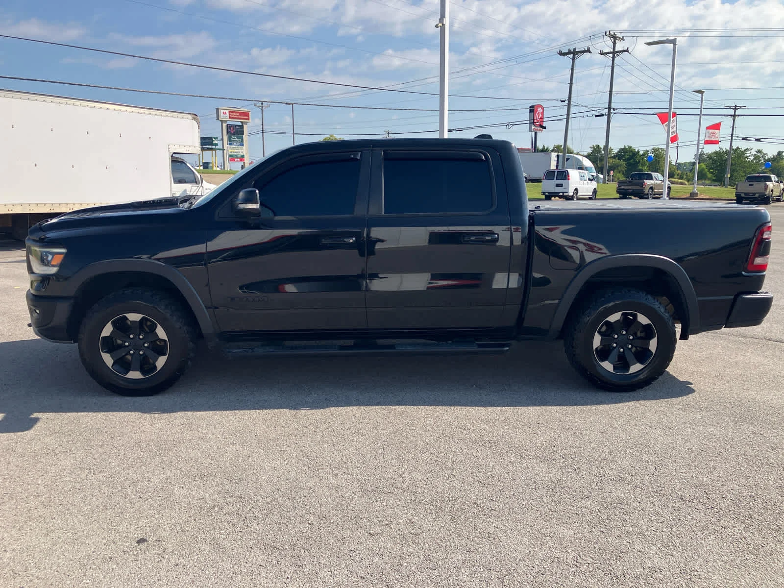 Used 2019 Diamond Black Crystal Pearlcoat Ram Rebel image 4