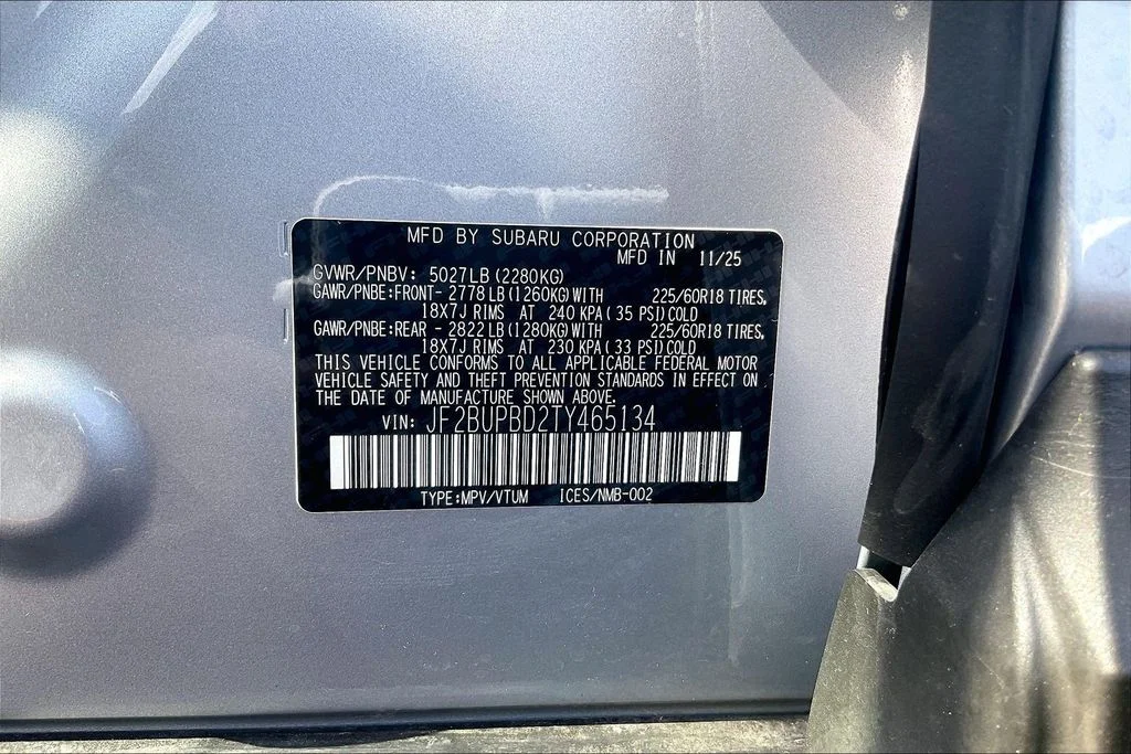 Used 2026 Silver Subaru Premium image 37