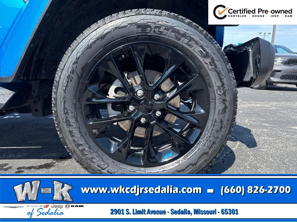 Certified Used 2023 Blue Jeep Sahara 4xe image 5