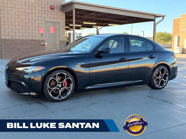 Certified Used 2023 Black Alfa Romeo Veloce image 1