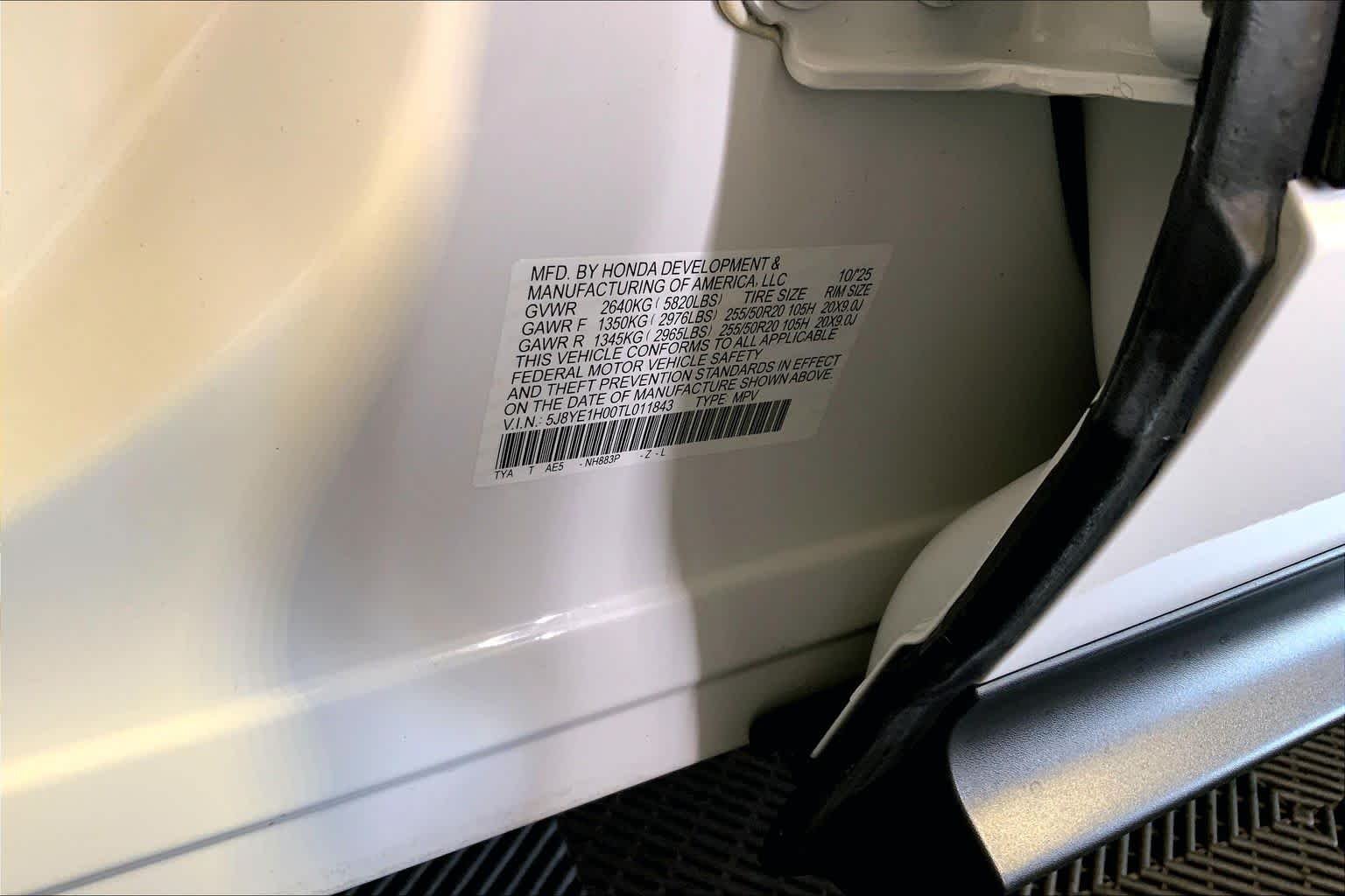 Certified Used 2026 Platinum White Pearl Acura With A-Spec Package image 34