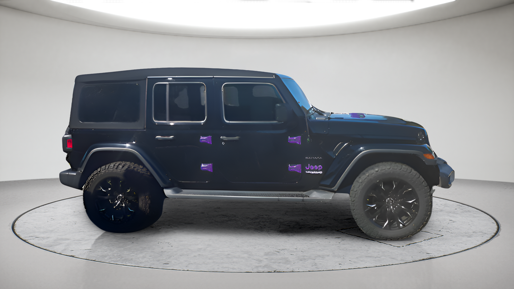 Used 2020 Black Jeep Unlimited Sahara image 2