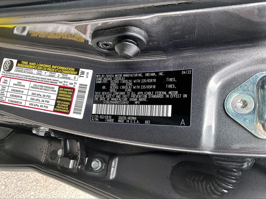 Used 2022 Gray Toyota XLE image 37