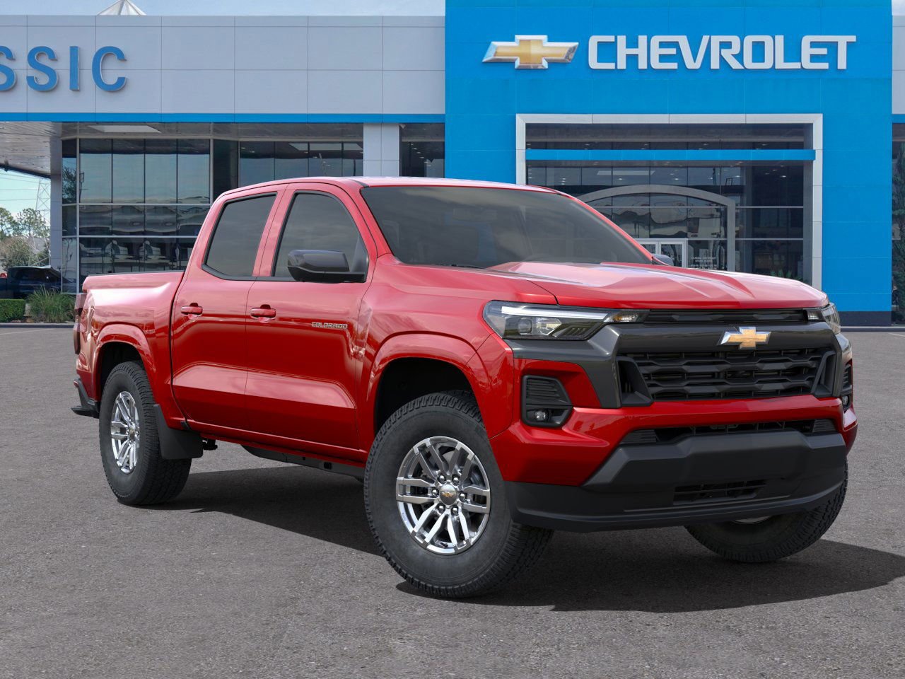 2025 Chevrolet Colorado WT/LT Red at Classic Elite Chevrolet Hwy 6