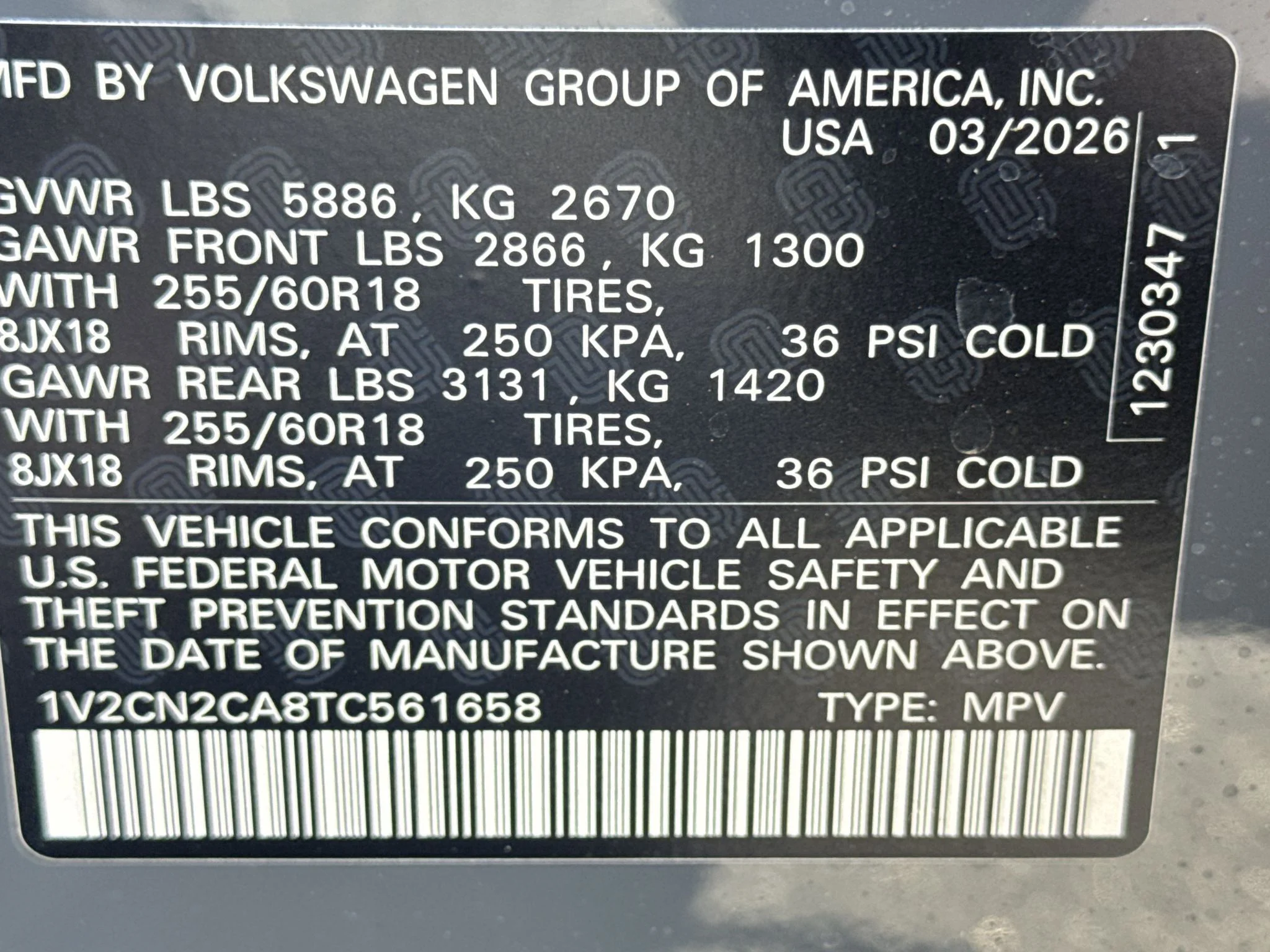 New 2026 Pure Gray Volkswagen 2.0T Peak Edition image 36