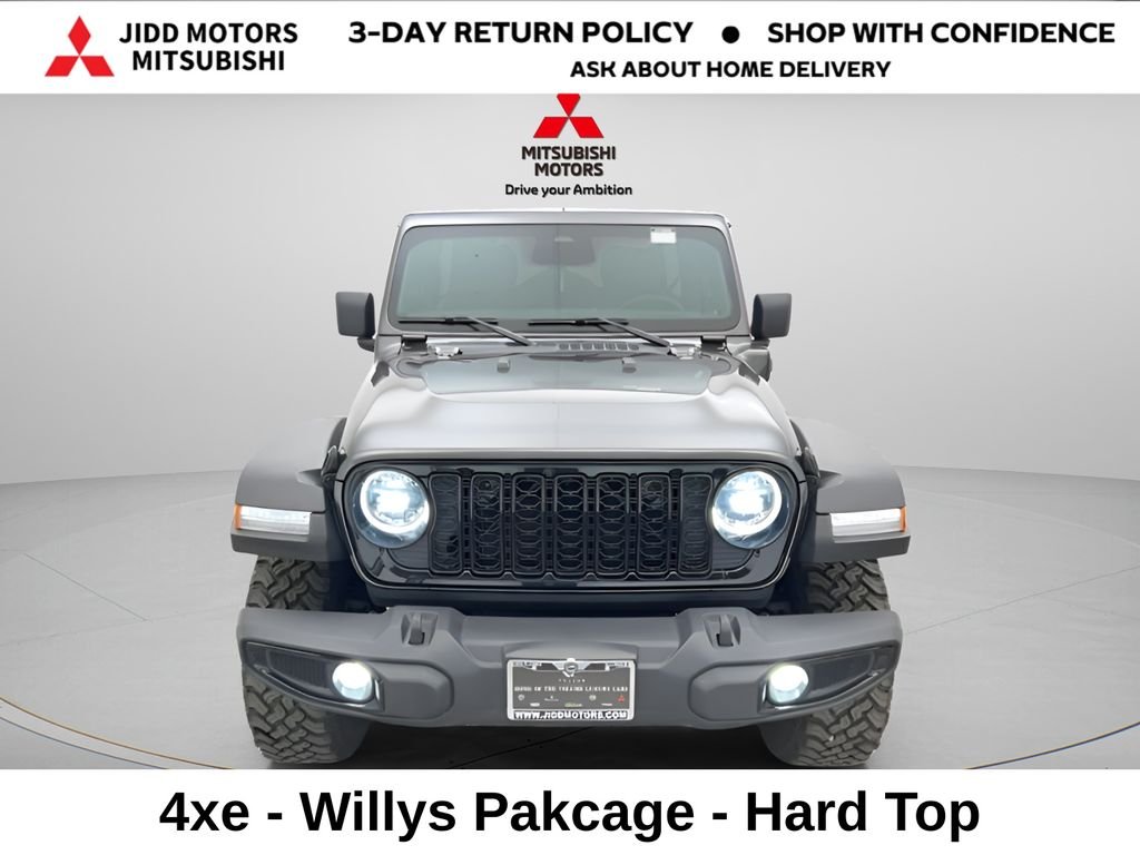 Used 2025 Jeep Wrangler 4xe Willys 4XE with VIN 1C4RJXN64SW585854 for sale in Des Plaines, IL