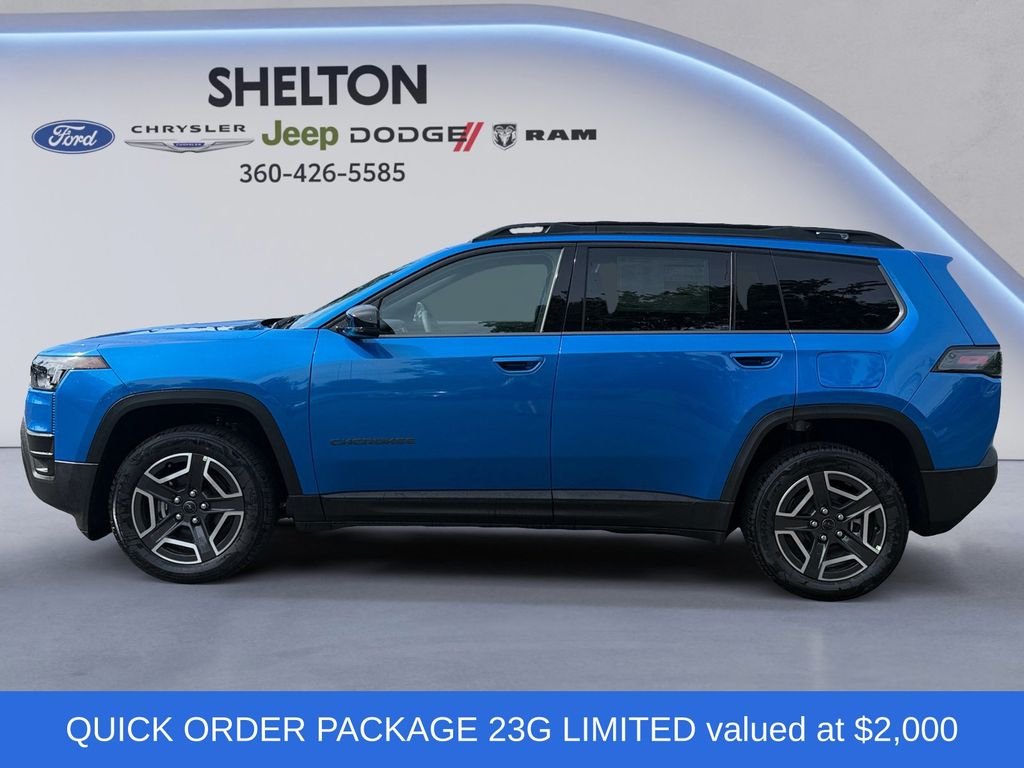 New 2026 Hydro Blue Pearl-Coat Exterior Paint Jeep Limited image 3