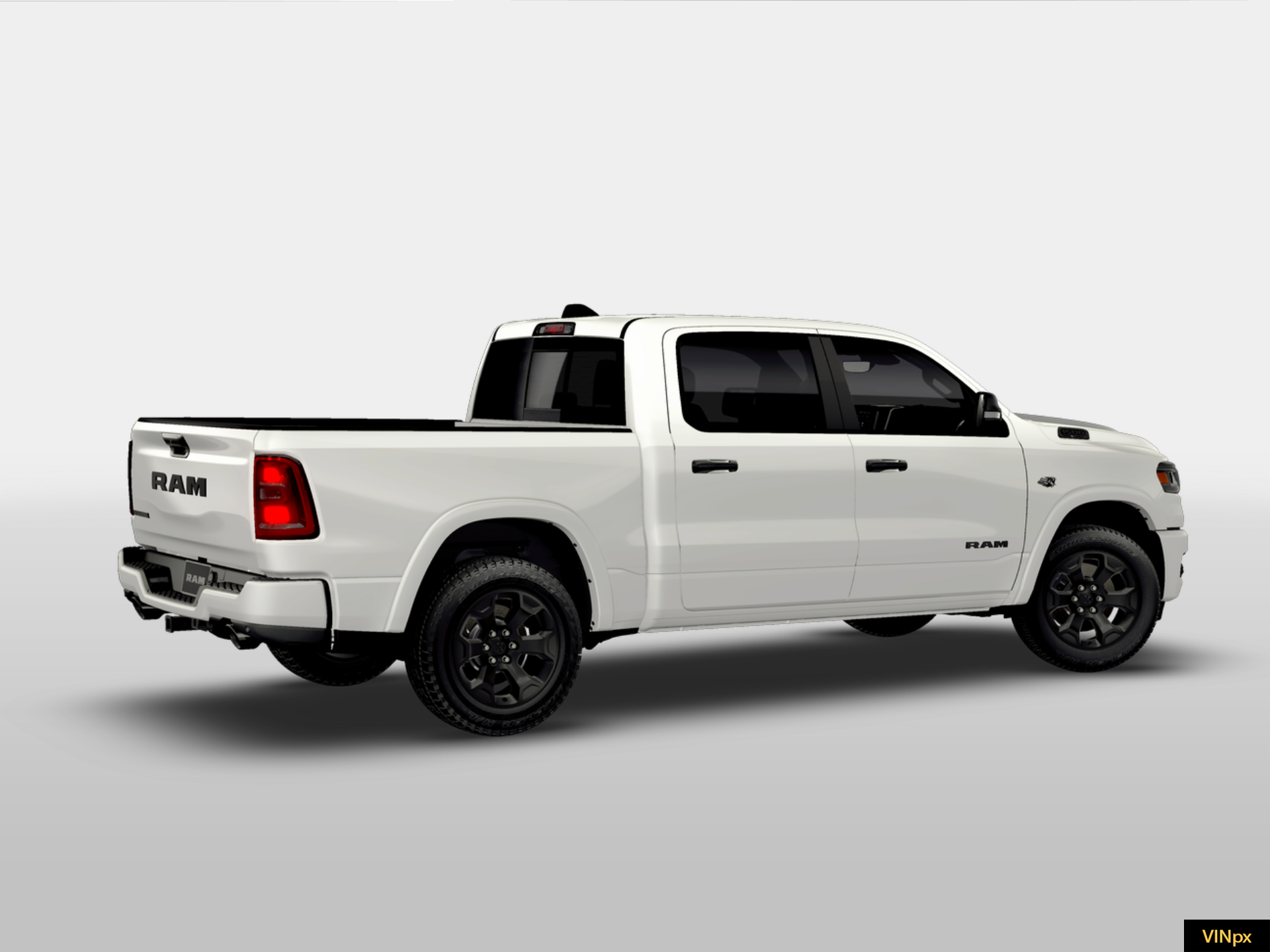 New 2026 Bright White Clear-Coat Exterior Paint RAM BIG HORN image 8
