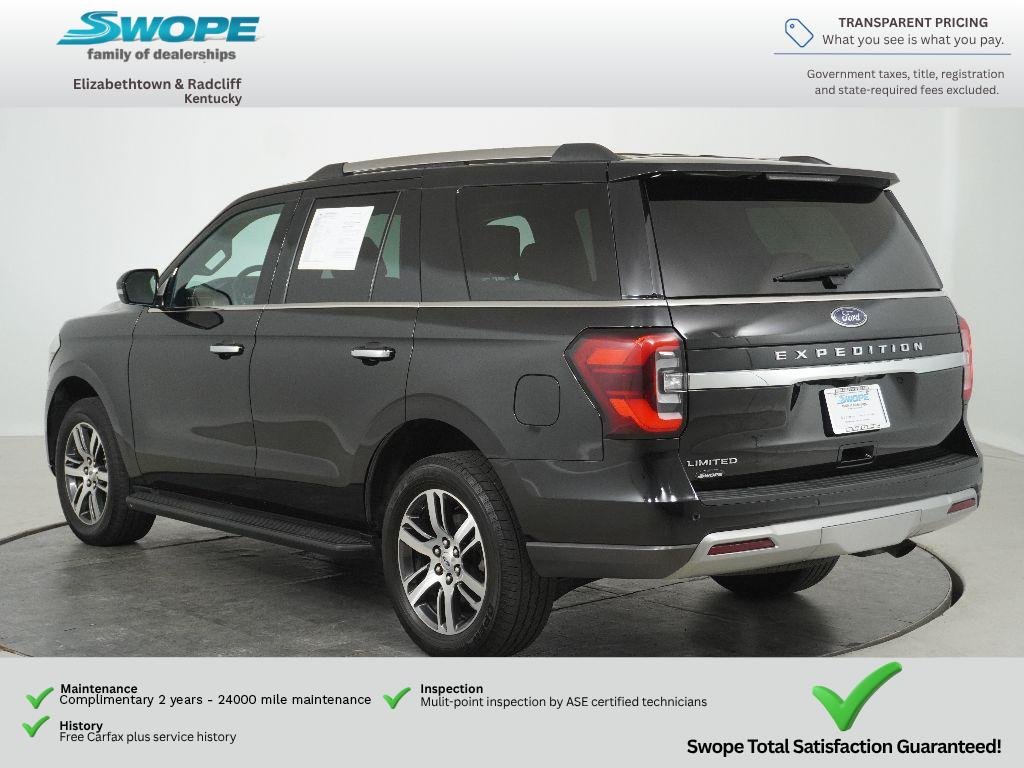 Used 2024 Agate Black Metallic Ford Limited image 5