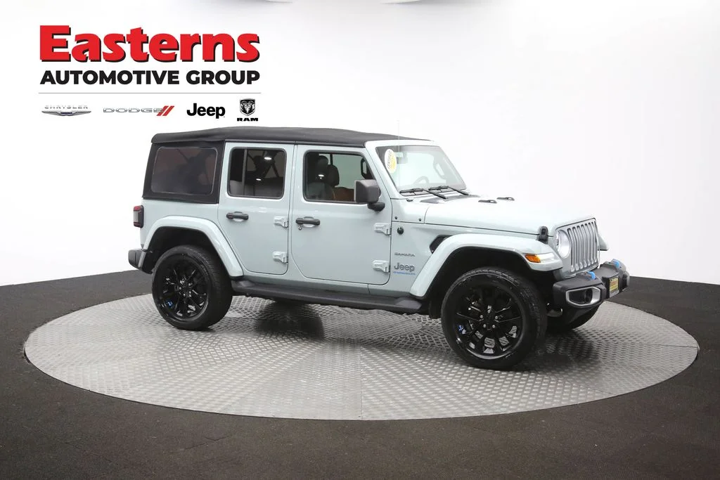 Used 2023 Gray Jeep Sahara 4xe image 46