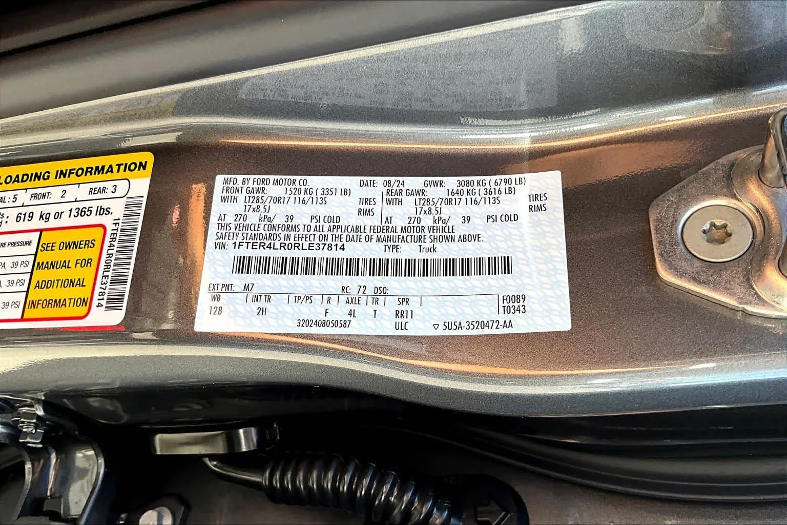Used 2024 Carbonized Gray Ford Raptor image 35
