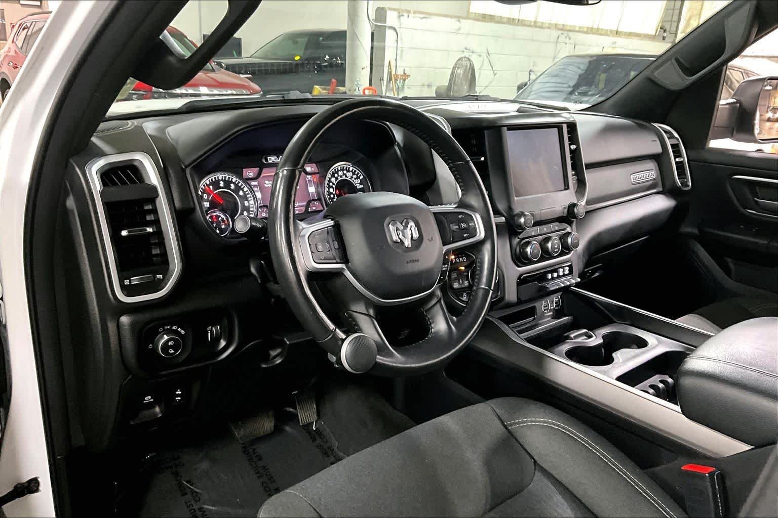 Used 2022 Bright White Clearcoat Ram Big Horn image 39