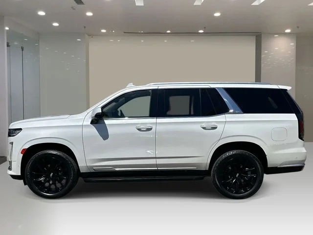 Used 2021 White Cadillac Premium Luxury image 2