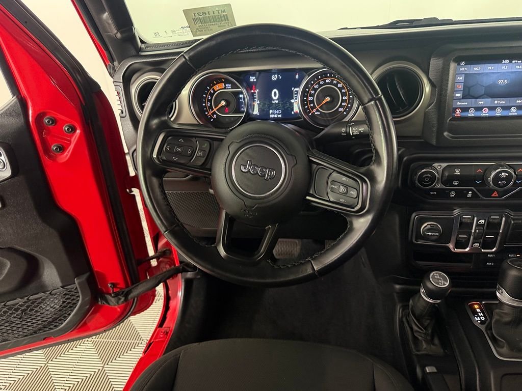 Certified Used 2021 Red Jeep Unlimited Willys image 17