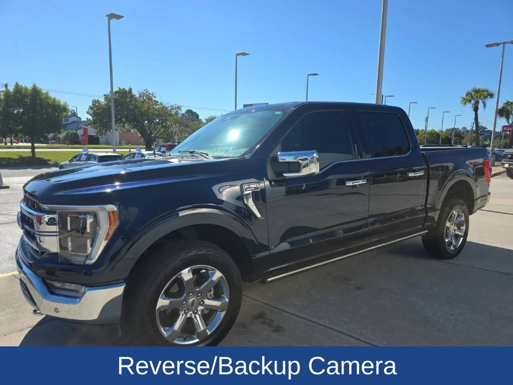 Used 2023 Antimatter Blue Metallic Ford Lariat image 5
