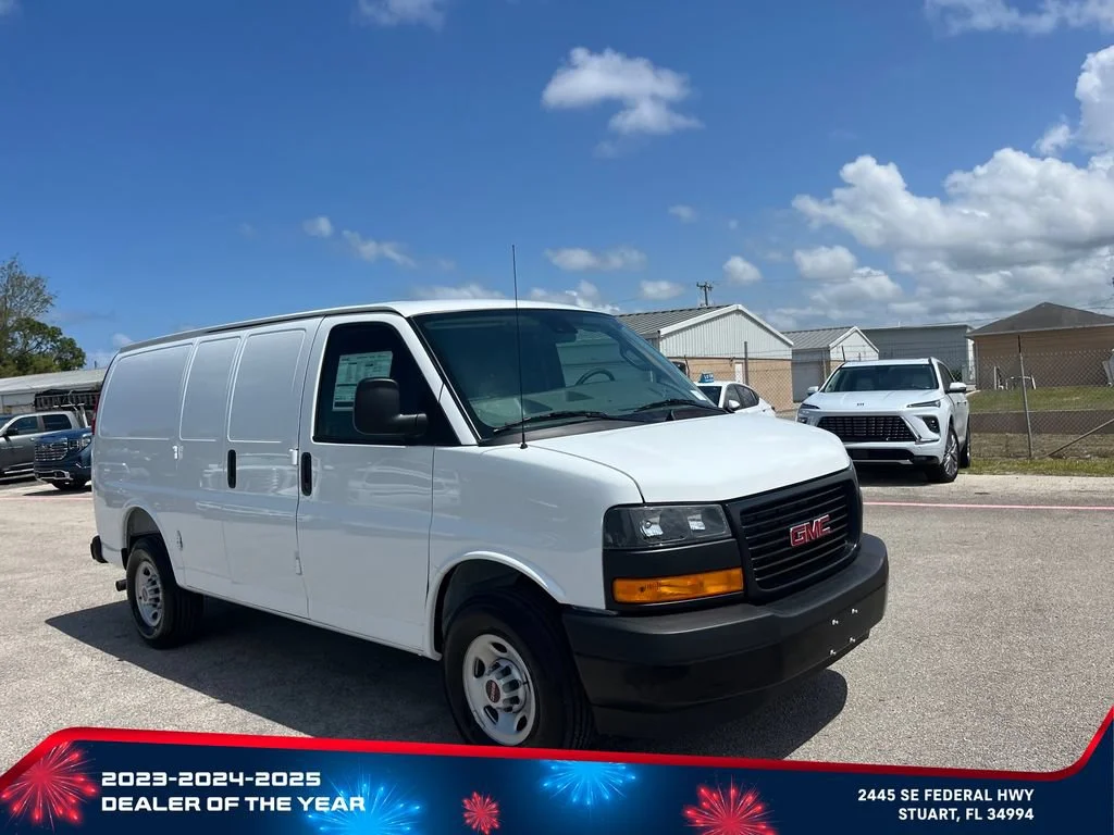 New 2026 Summit White GMC Work Van image 2
