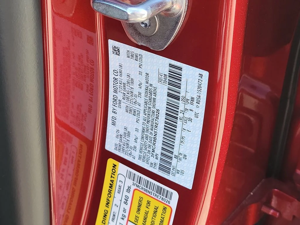 New 2026 Ruby Red Metallic Tinted Clearcoat Ford Big Bend® image 27