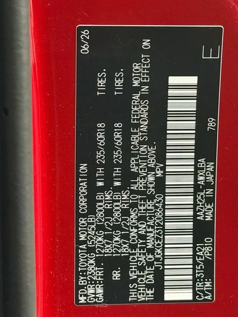 New 2026 Red Lexus 350h Premium image 24