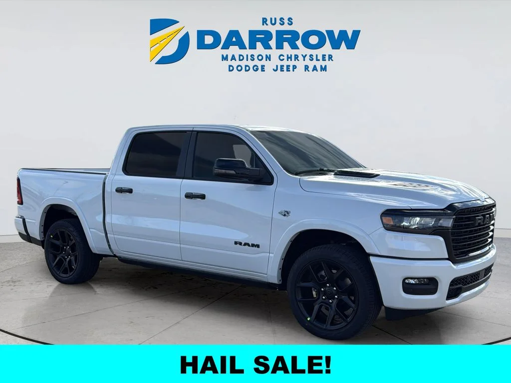 New 2026 Ivory White Tri-Coat Pearl-Coat Exterior Paint RAM Laramie image 7