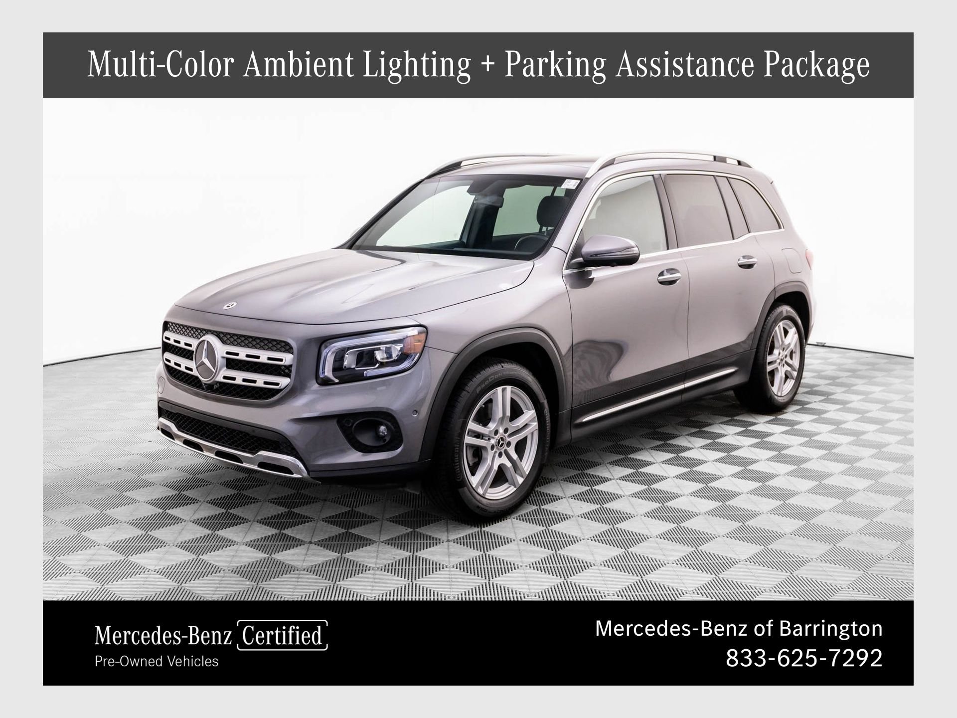 Certified Used 2023 Gray Mercedes-Benz GLB 250 image 1