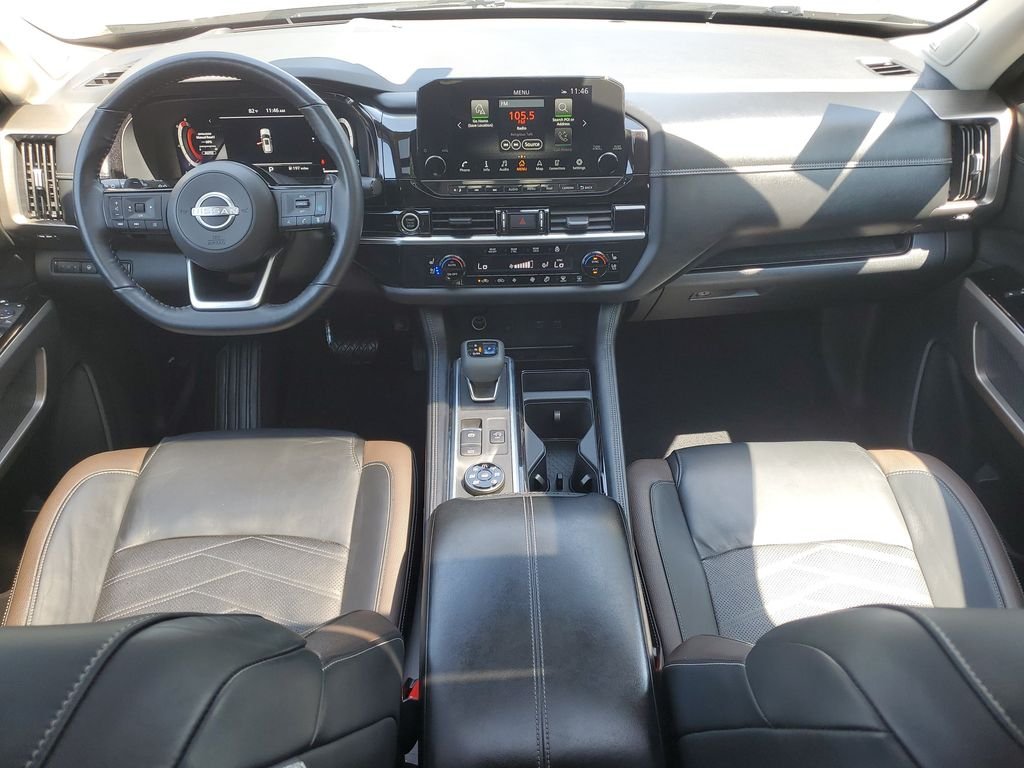 Used 2022 Solid Gray/Super Black Nissan Platinum image 24