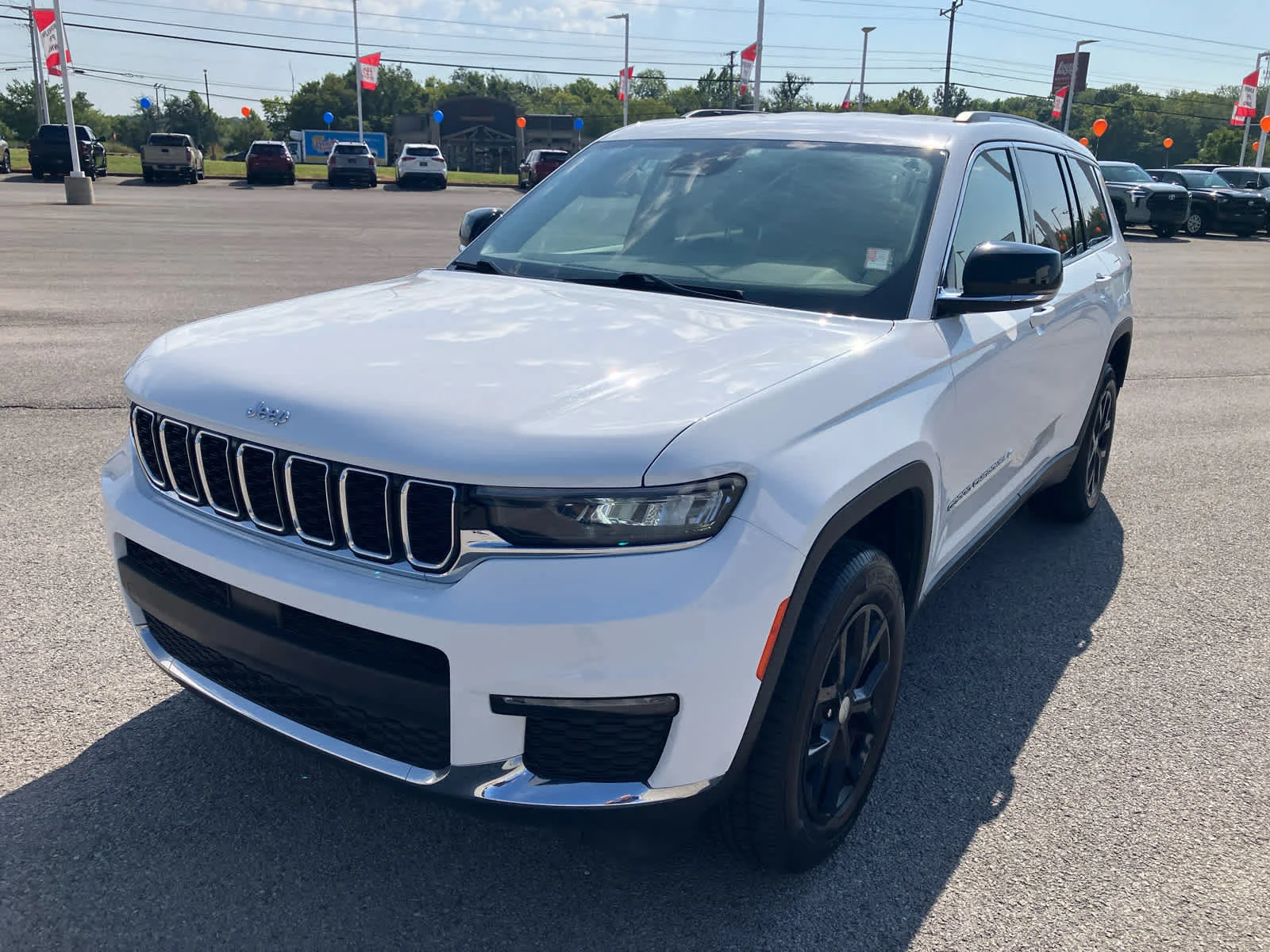 Used 2023 Bright White Clearcoat Jeep Limited image 3
