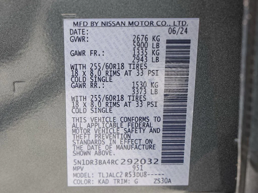 Used 2024 Gray Nissan SV image 32