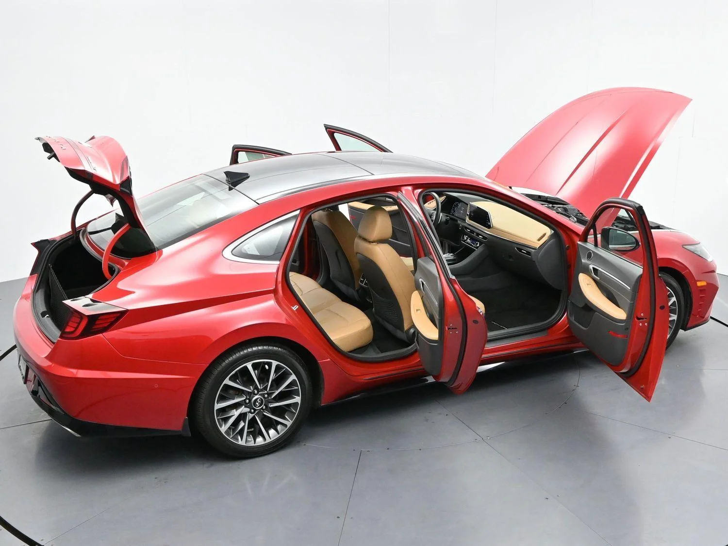 Used 2021 Calypso Red Hyundai Limited image 45