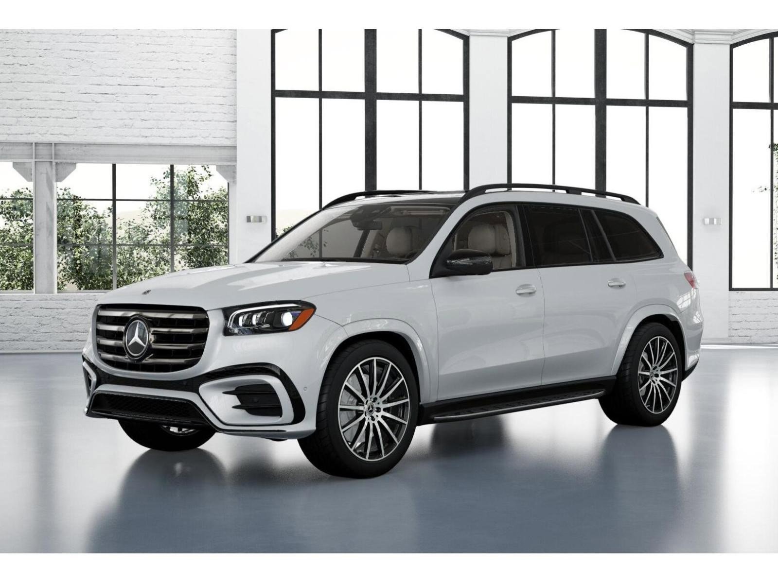 New 2026 MANUFAKTUR Moonlight White Metallic Mercedes-Benz GLS 450 4D Sport Utility 4MATIC® image 40