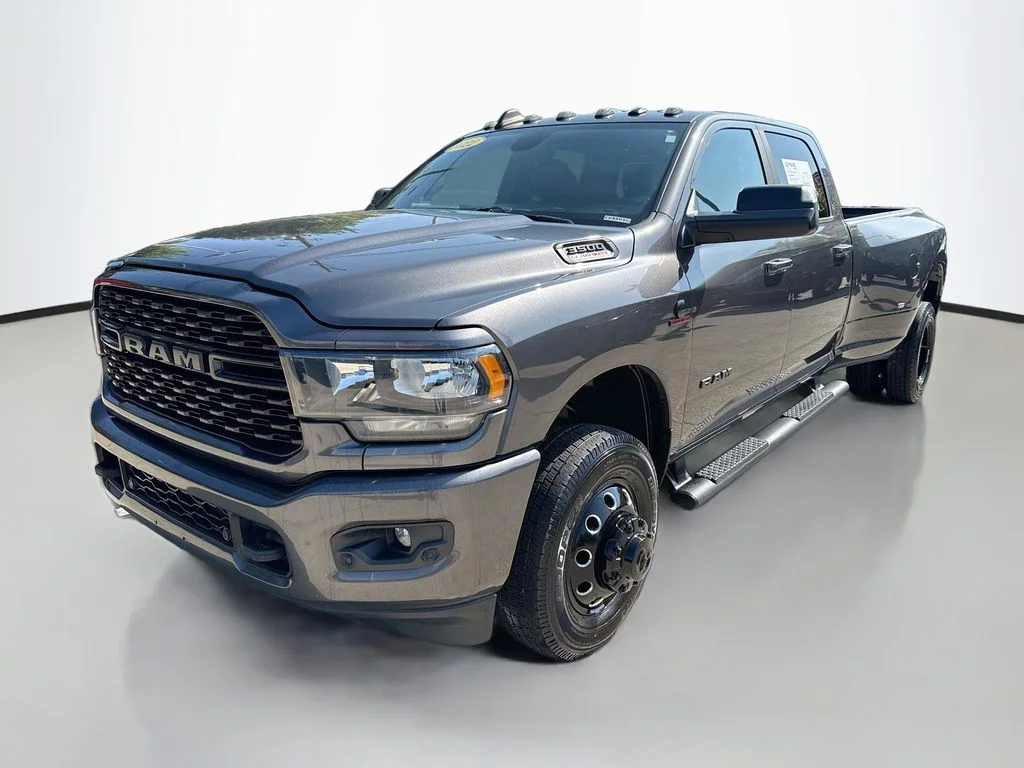 Used 2022 Granite Crystal Metallic Clearcoat Ram Big Horn image 4