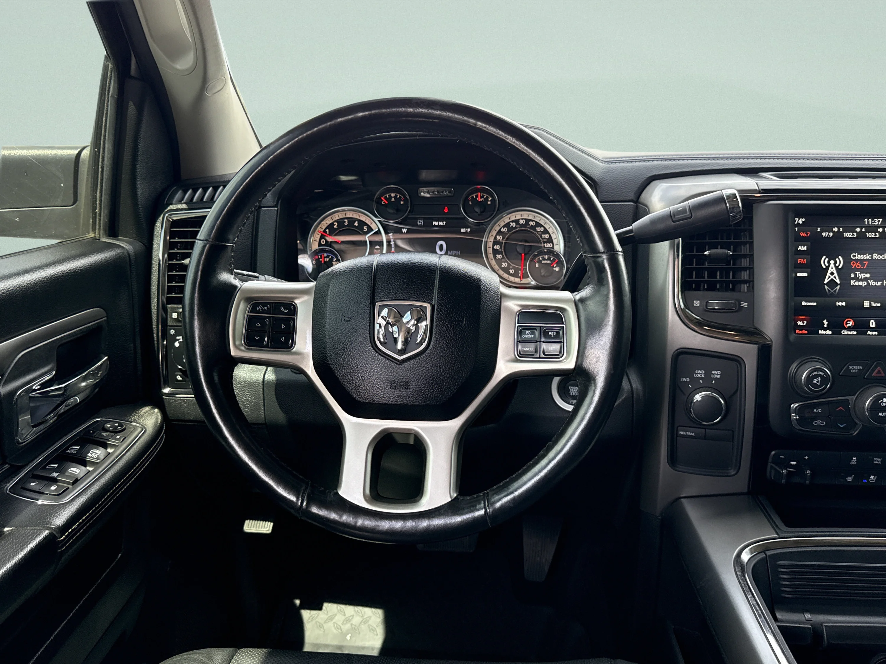 Used 2018 Bright White Clearcoat Ram Laramie image 22