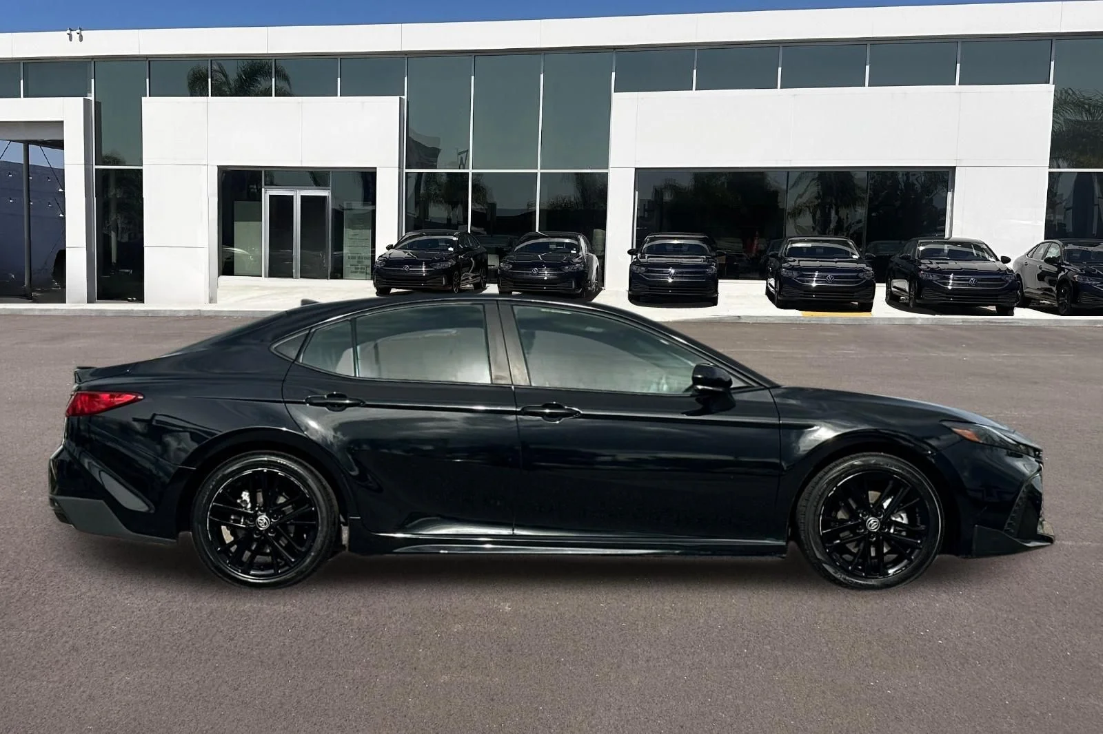 Used 2025 Black Toyota SE image 2