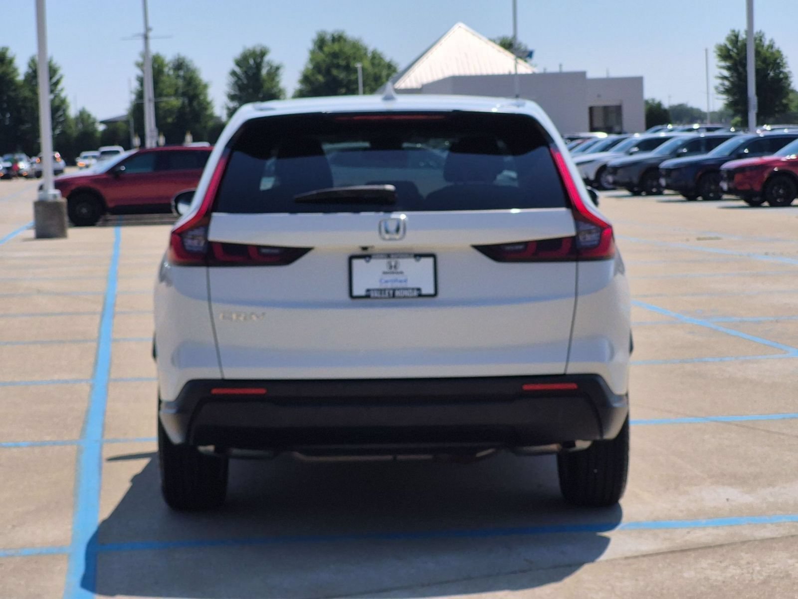 Certified Used 2023 Platinum White Pearl Honda EX AWD image 8