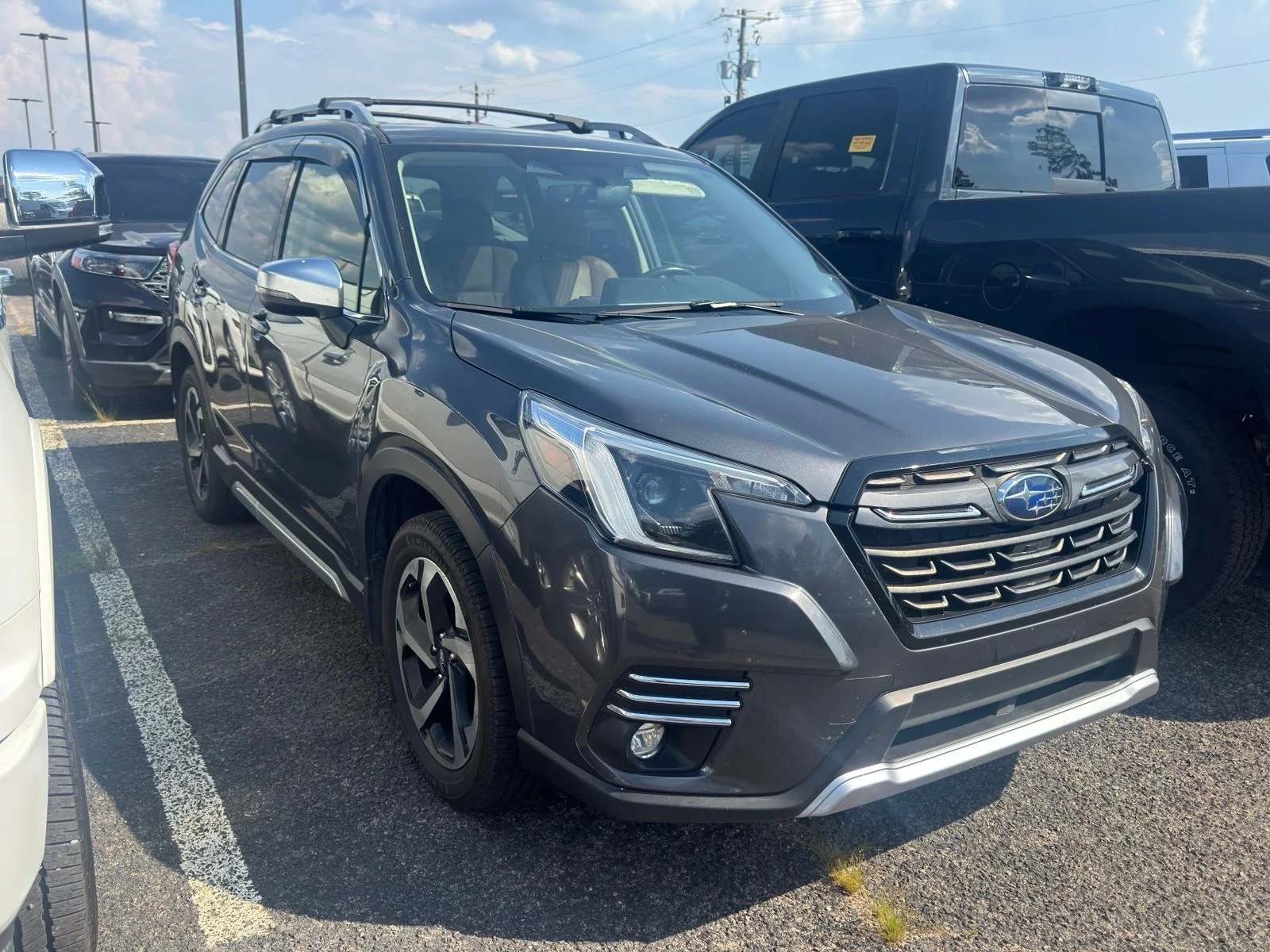 Used 2022 Gray Subaru Touring image 2