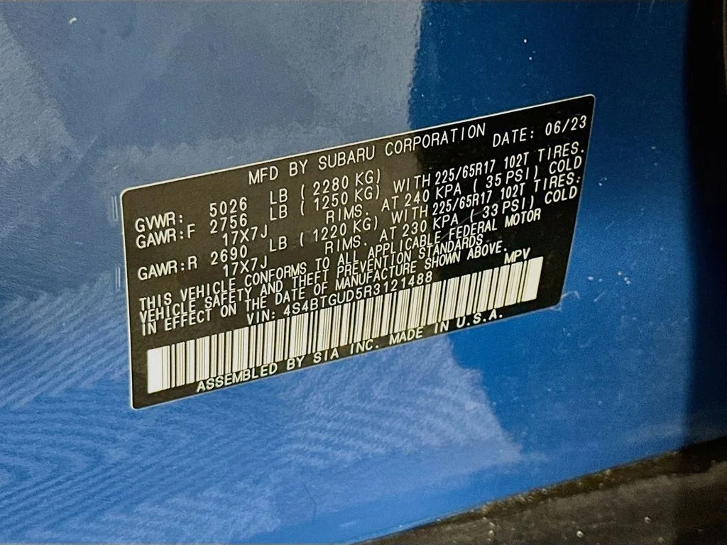 Used 2024 Geyser Blue Subaru Wilderness image 35
