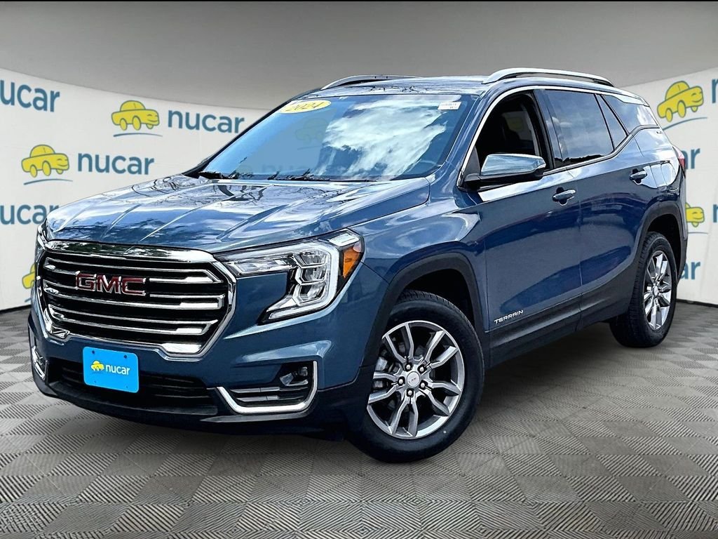 Used 2024 Downpour Metallic GMC SLT image 3