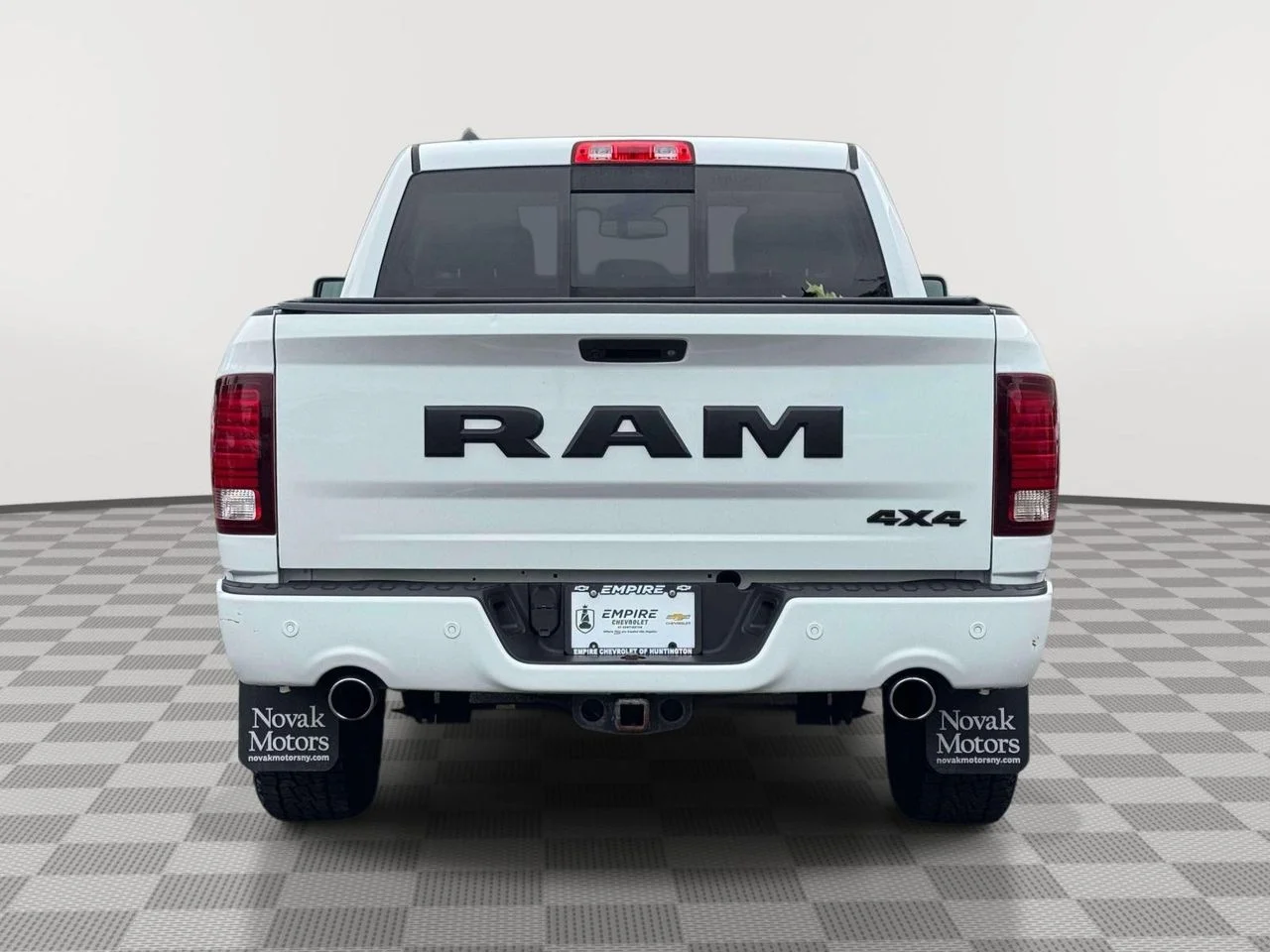 Used 2018 Bright White Clearcoat RAM Night Crew Cab 4x4 57