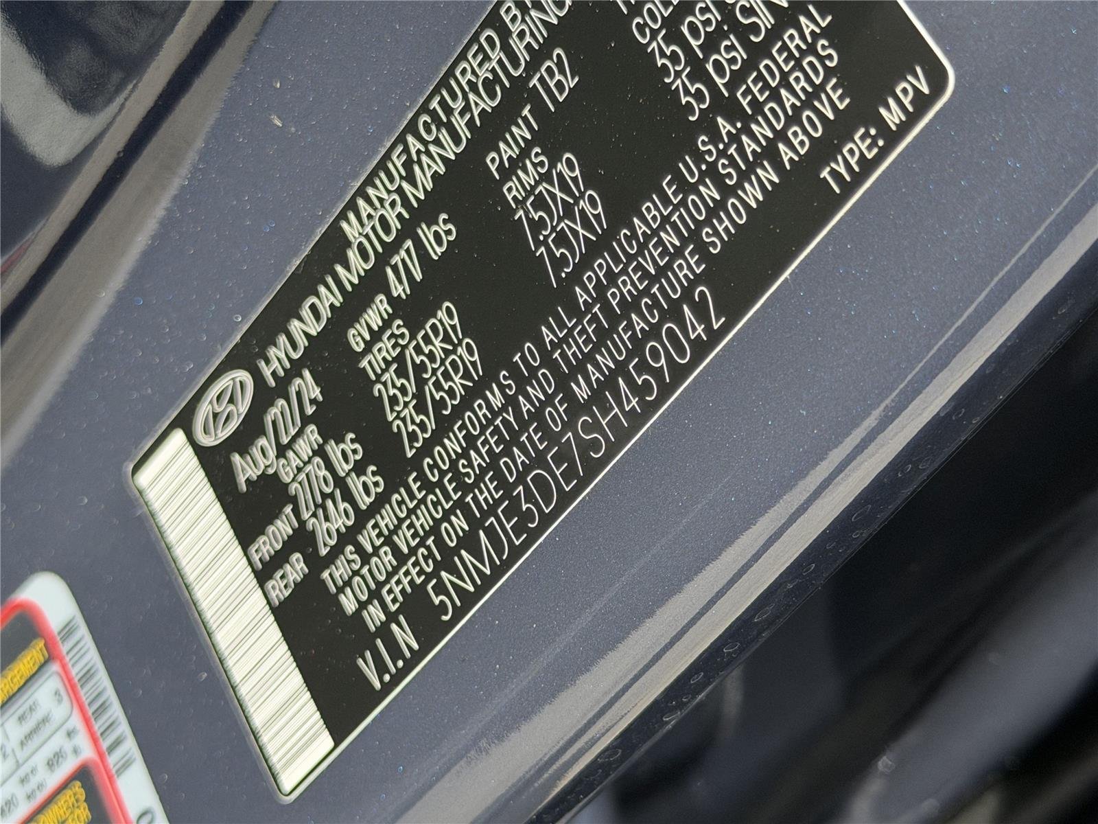 Used 2025 Atlantis Blue Hyundai Limited image 29