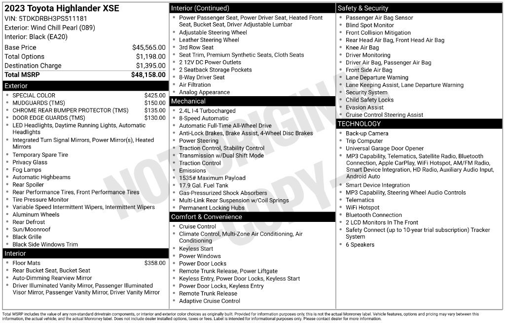 Used 2023 Beige Toyota XSE image 2