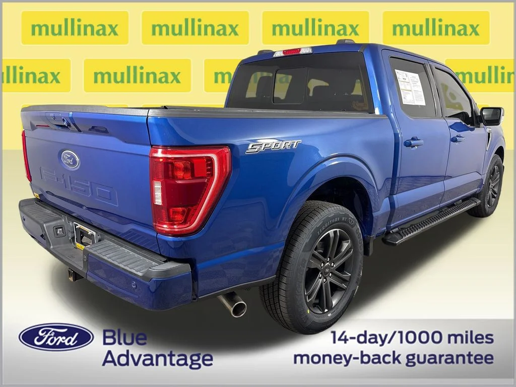 Certified Used 2022 Blue Ford XLT image 4