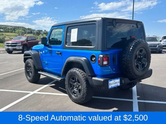 Used 2021 Blue Jeep Sport image 3