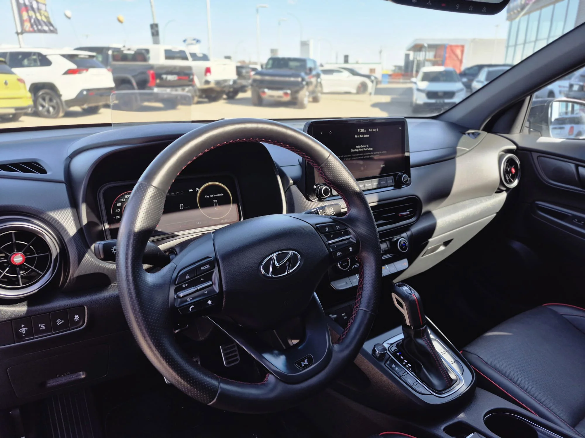 Certified Used 2023 Cyber Grey Hyundai N-Line Ultimate AWD*Adapt Cruise | Remote Start | Nav | HUD | Cooled Leather | Sunroof | Htd Wheel image 6